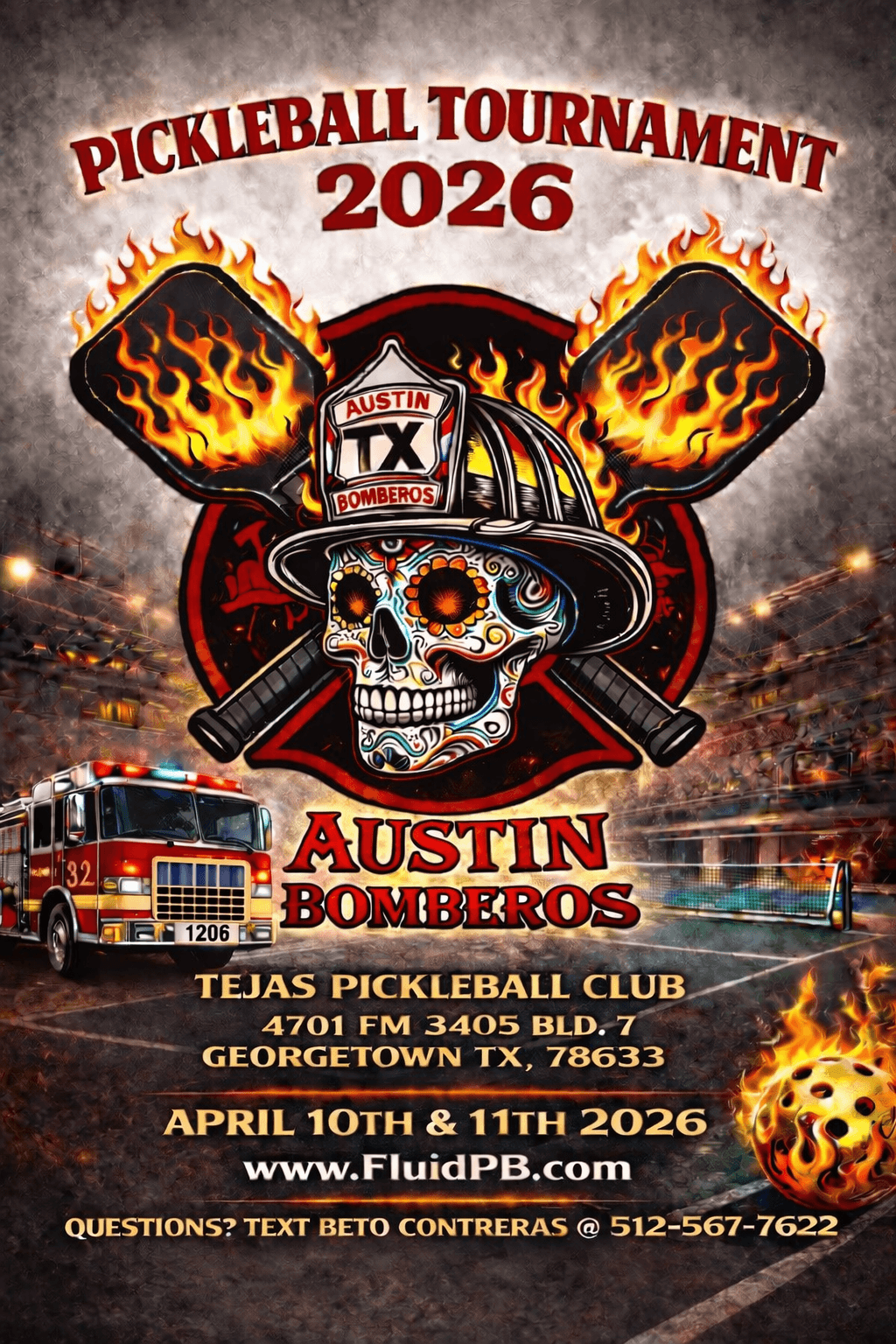 Austin Bomberos Pickleball Tournament