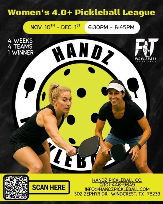 HANDZ Women's 4.0+ Pickleball League