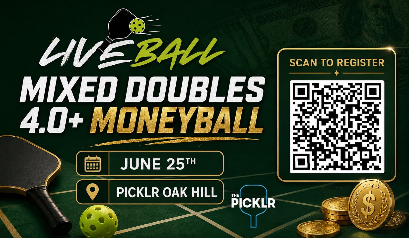 Liveball Mixed Doubles 8.5 Moneyball 