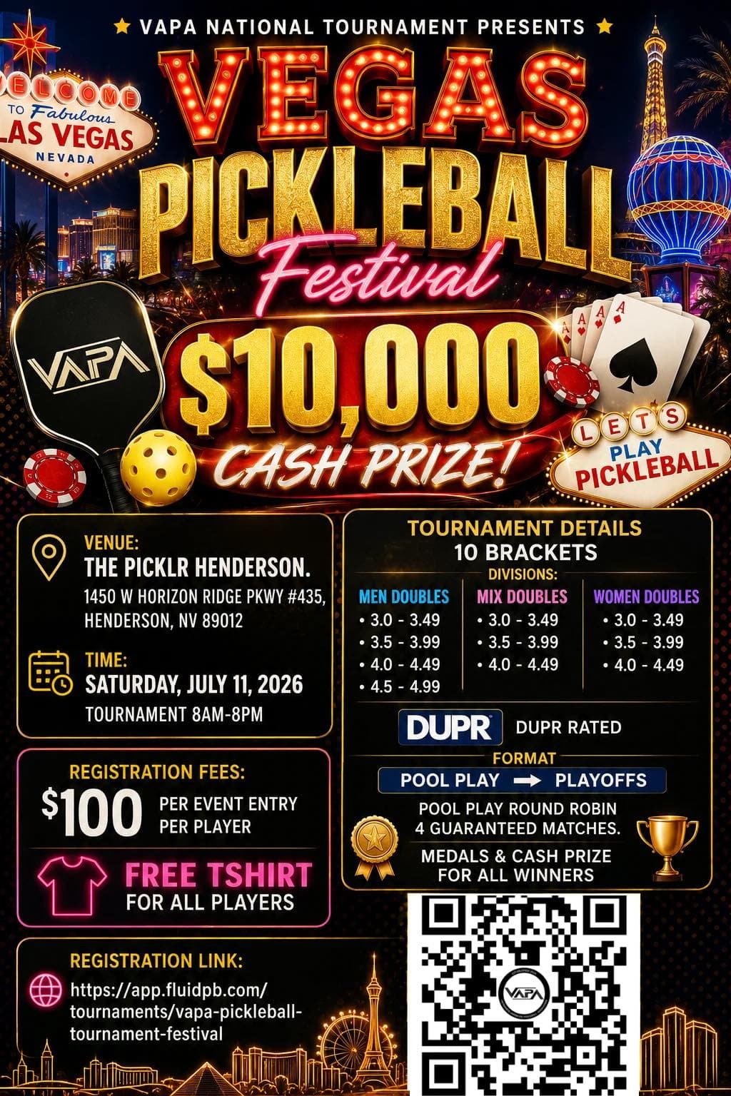 VAPA Pickleball Tournament & Festival