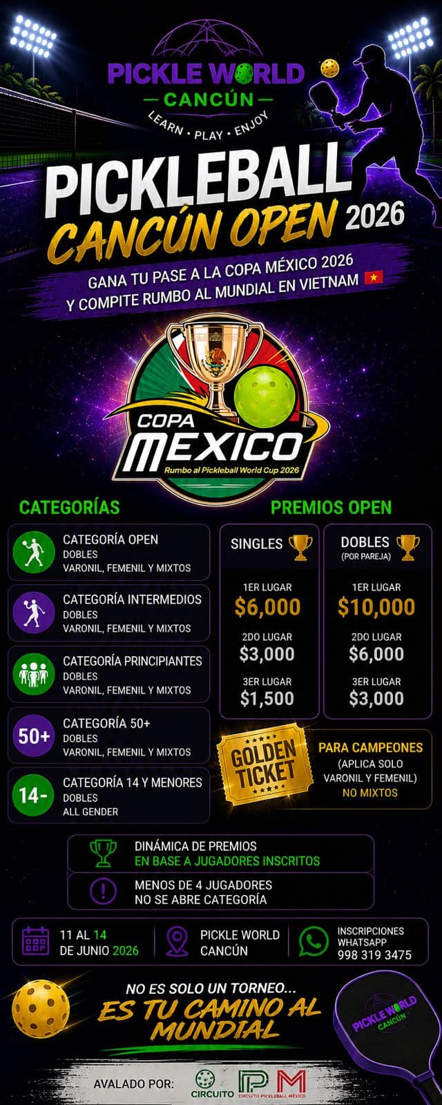 Pickleball Cancun Open 2026