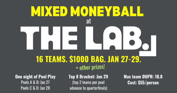 Mixed Moneyball: Jan 27-29