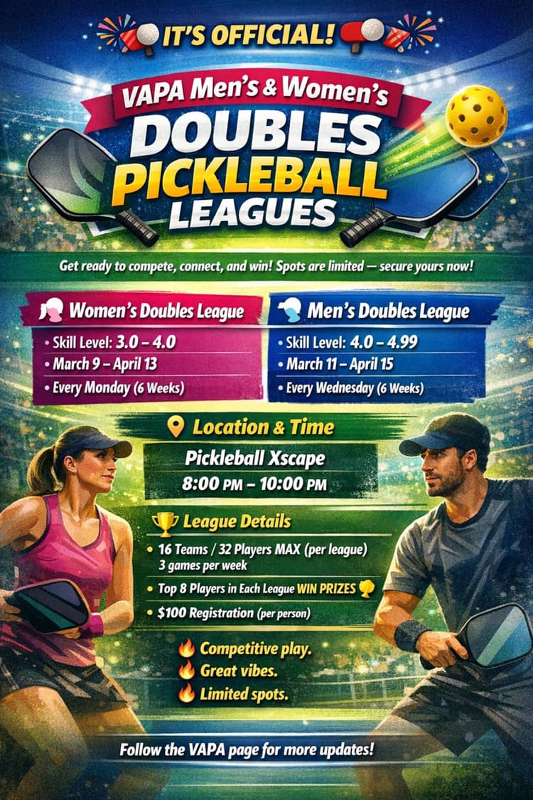 VAPA Doubles Leagues