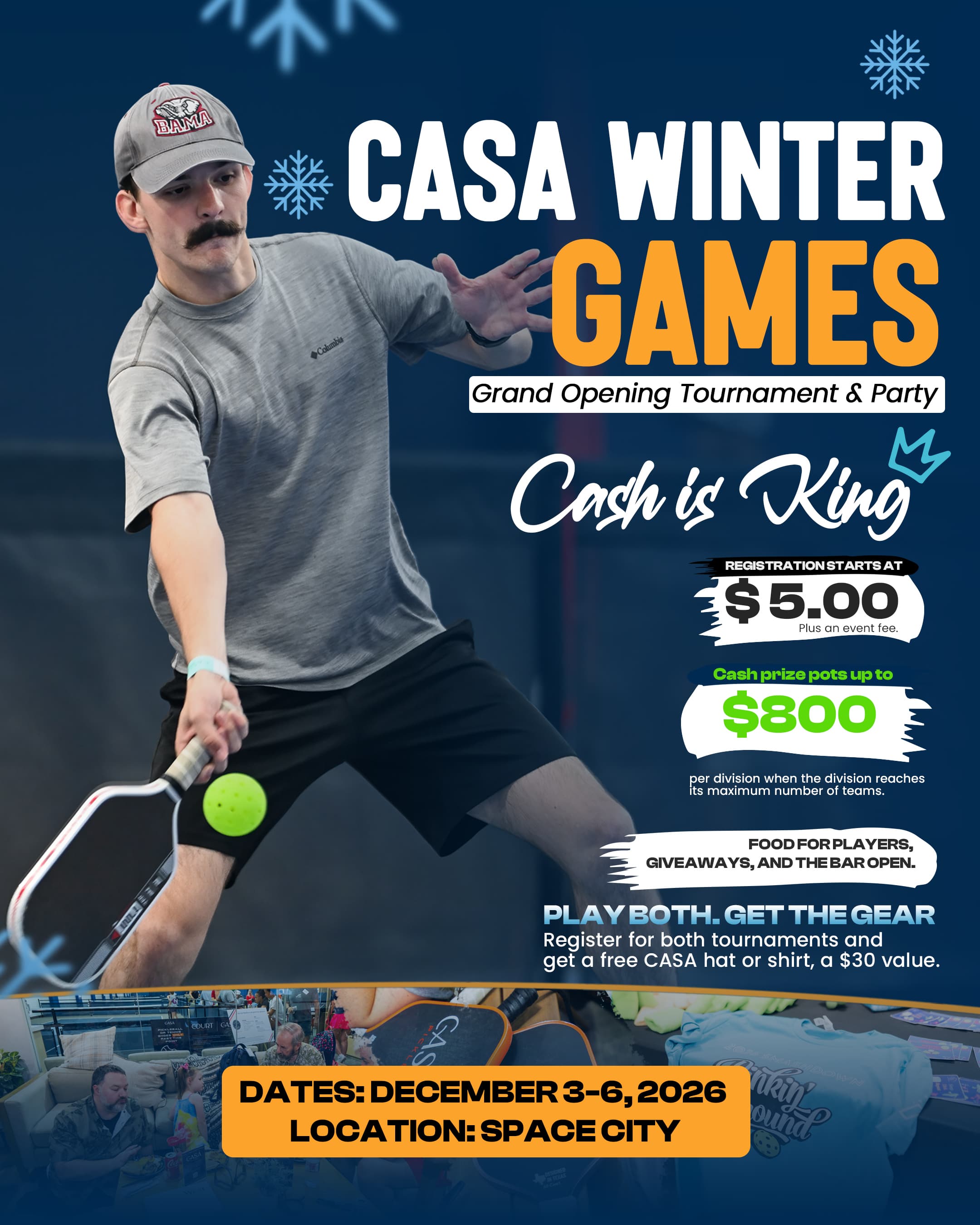 CASA Winter Games — Space City | Grand Opening Tournament & Party