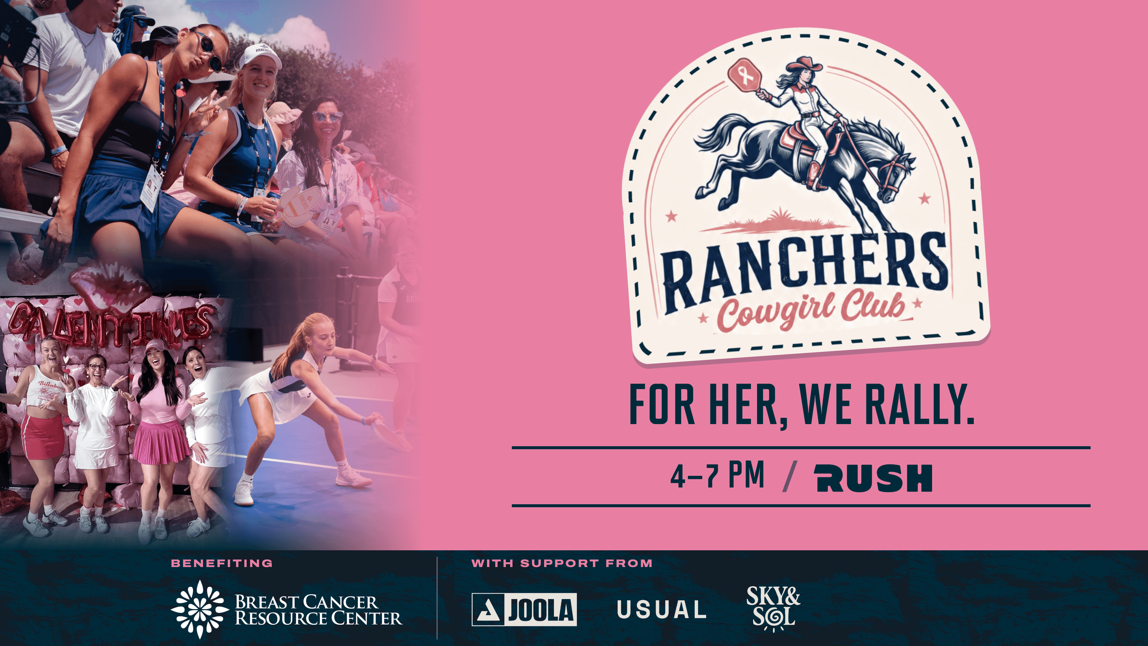 For Her, We Rally - Ranchers Cowgirl Club 