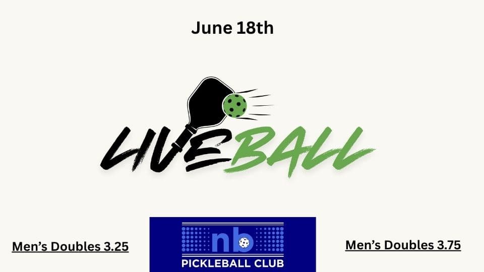 Liveball @ NB Pickleball Club Men's Division