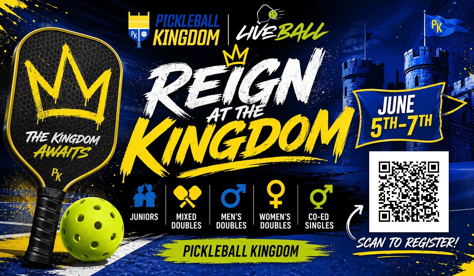 Liveball: Reign at the Kingdom (Cash Prizes)