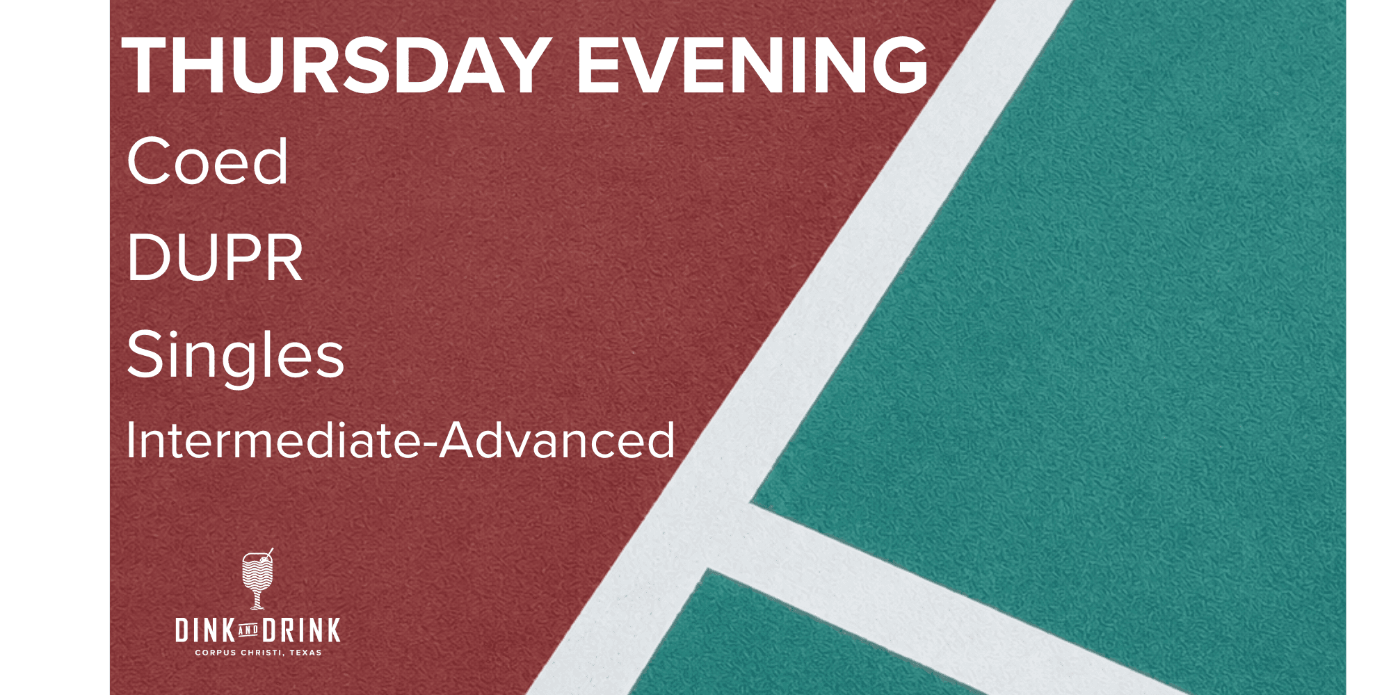 Thursday Evening DUPR Singles League