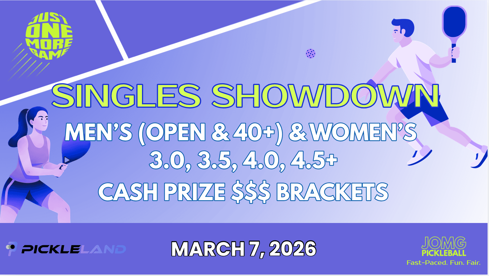 Singles Showdown @ Pickleland