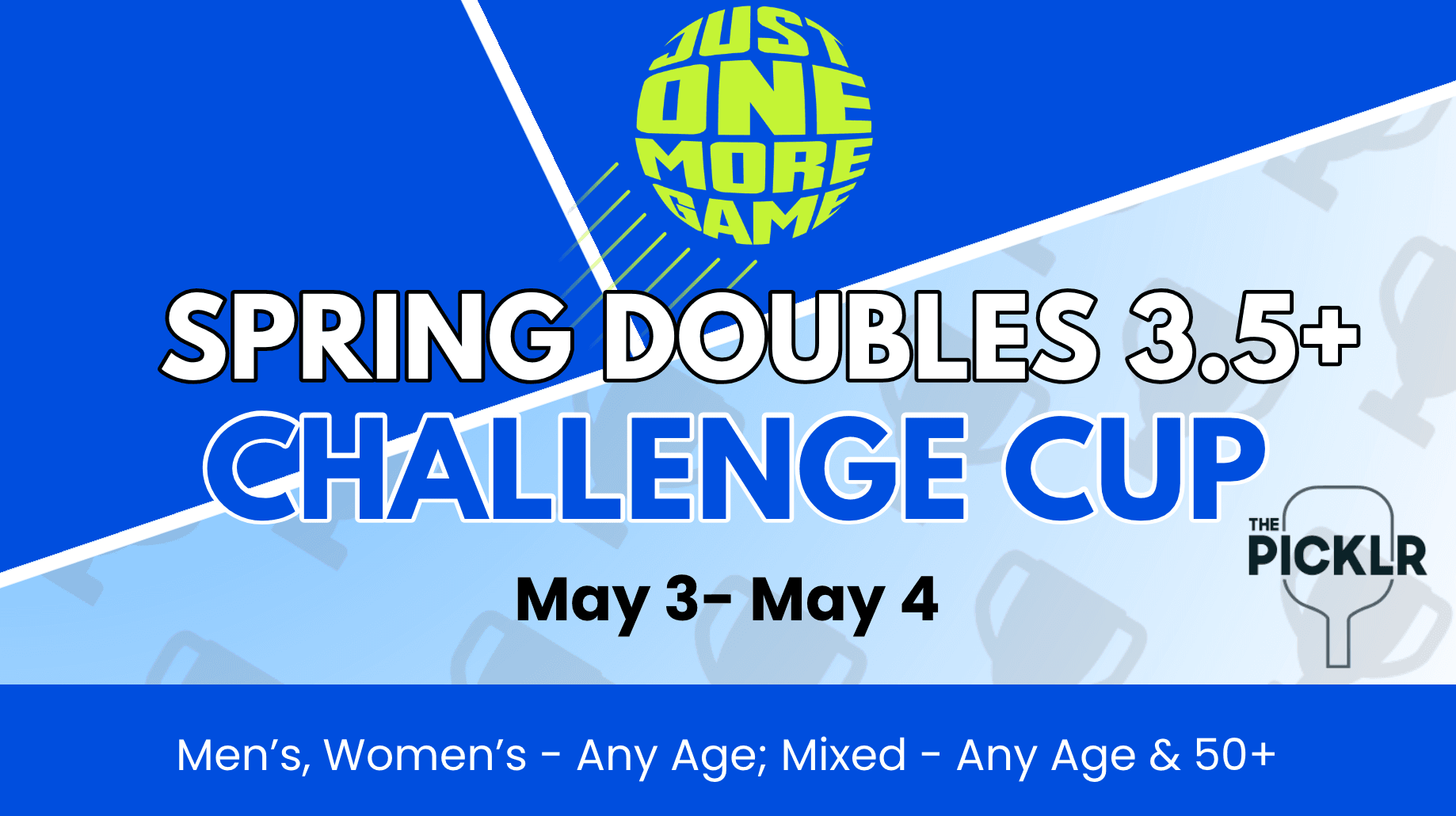 3.5+ Challenge Cup @ The Picklr Austin West