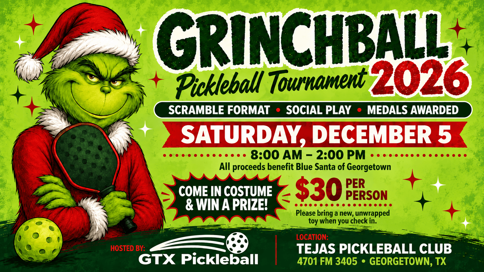 Grinchball 2026 Social Mixer