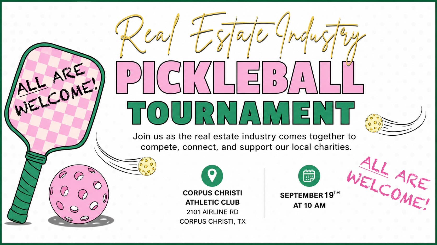 Real Estate Industry Pickleball Tournament
