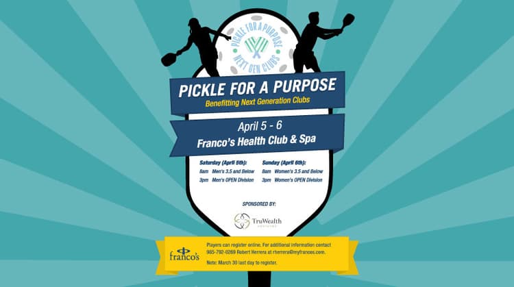 "Pickle for a Purpose" benefiting NextGen Clubs presented by TruWealth Advisors