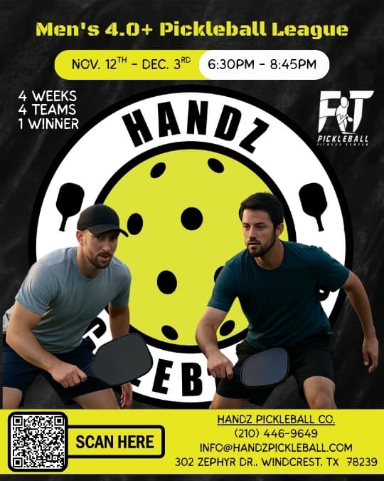 HANDZ Men's 4.0+ Pickleball League